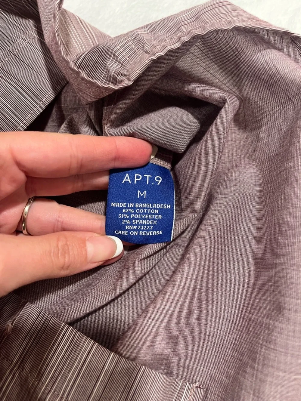 Apt. 9 Premier Flex Men's Button-Down Shirt - Medium - Picture 7 of 8